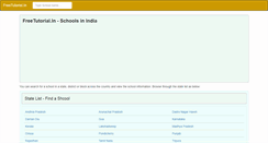 Desktop Screenshot of freetutorial.in